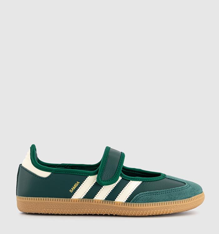 adidas Samba Jane Trainers Collegiate Green Gum Cream White