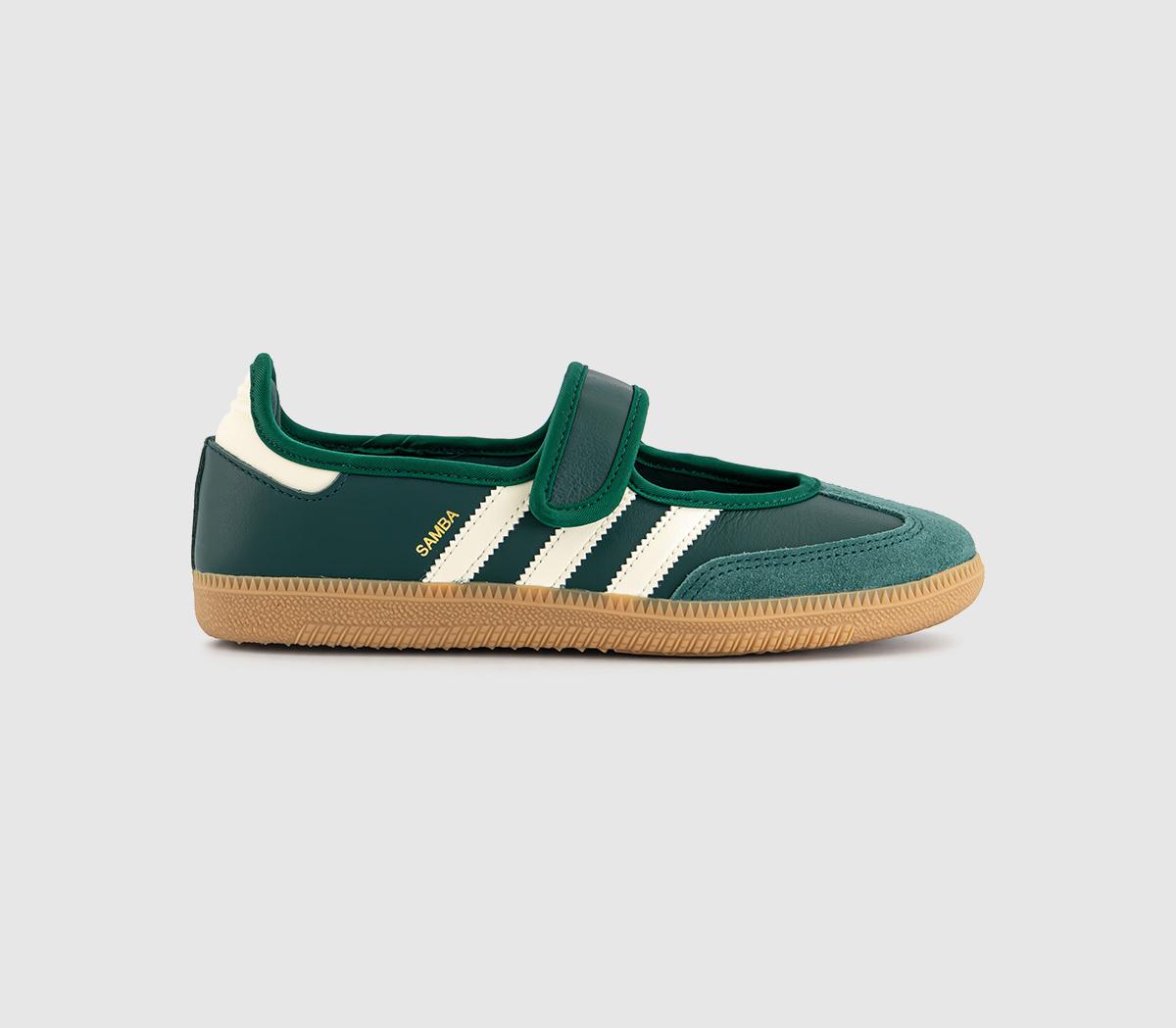 adidasSamba Jane TrainersCollegiate Green Gum Cream White
