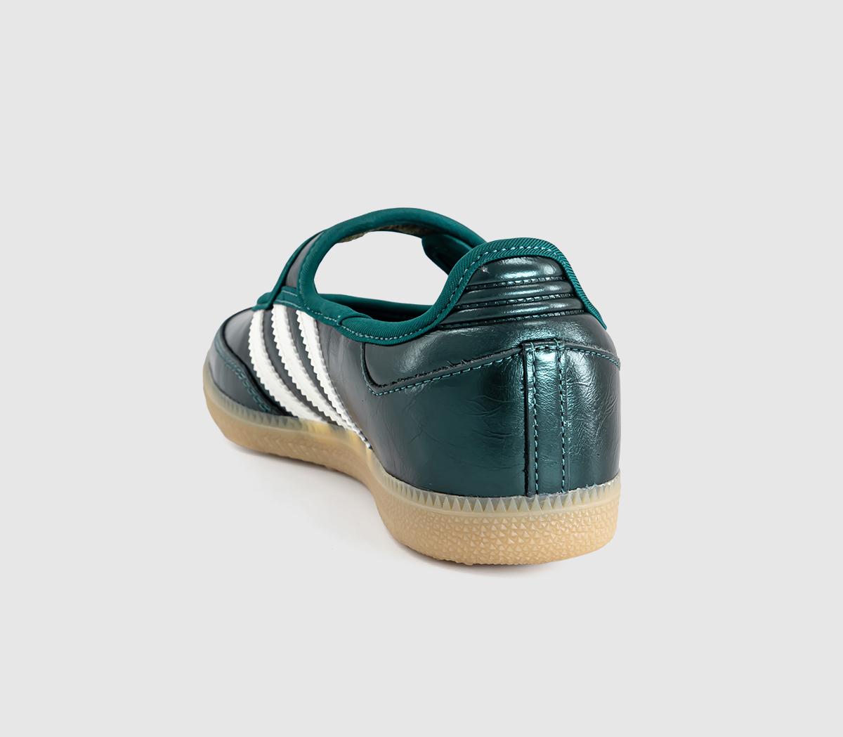 adidasSamba Jane Ballet TrainersRich Green Off White Gm