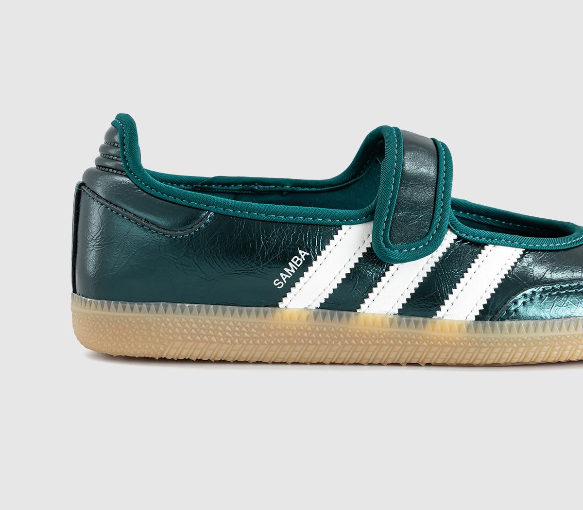 adidasSamba Jane Ballet TrainersRich Green Off White Gm