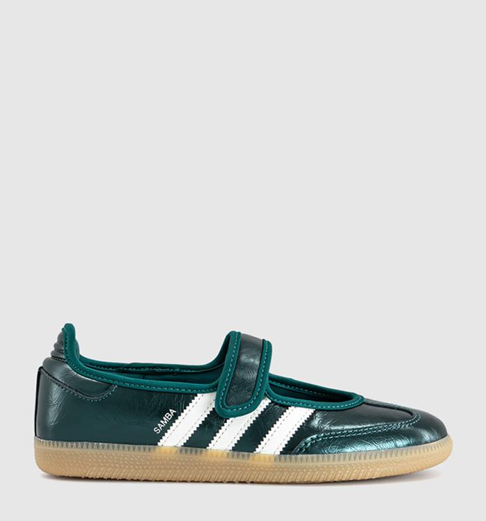 adidas Samba Jane Ballet Trainers Rich Green Off White Gm