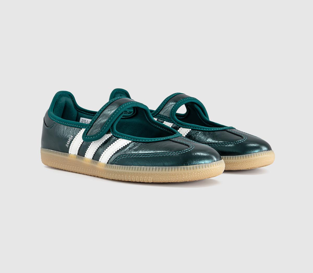 adidasSamba Jane Ballet TrainersRich Green Off White Gm