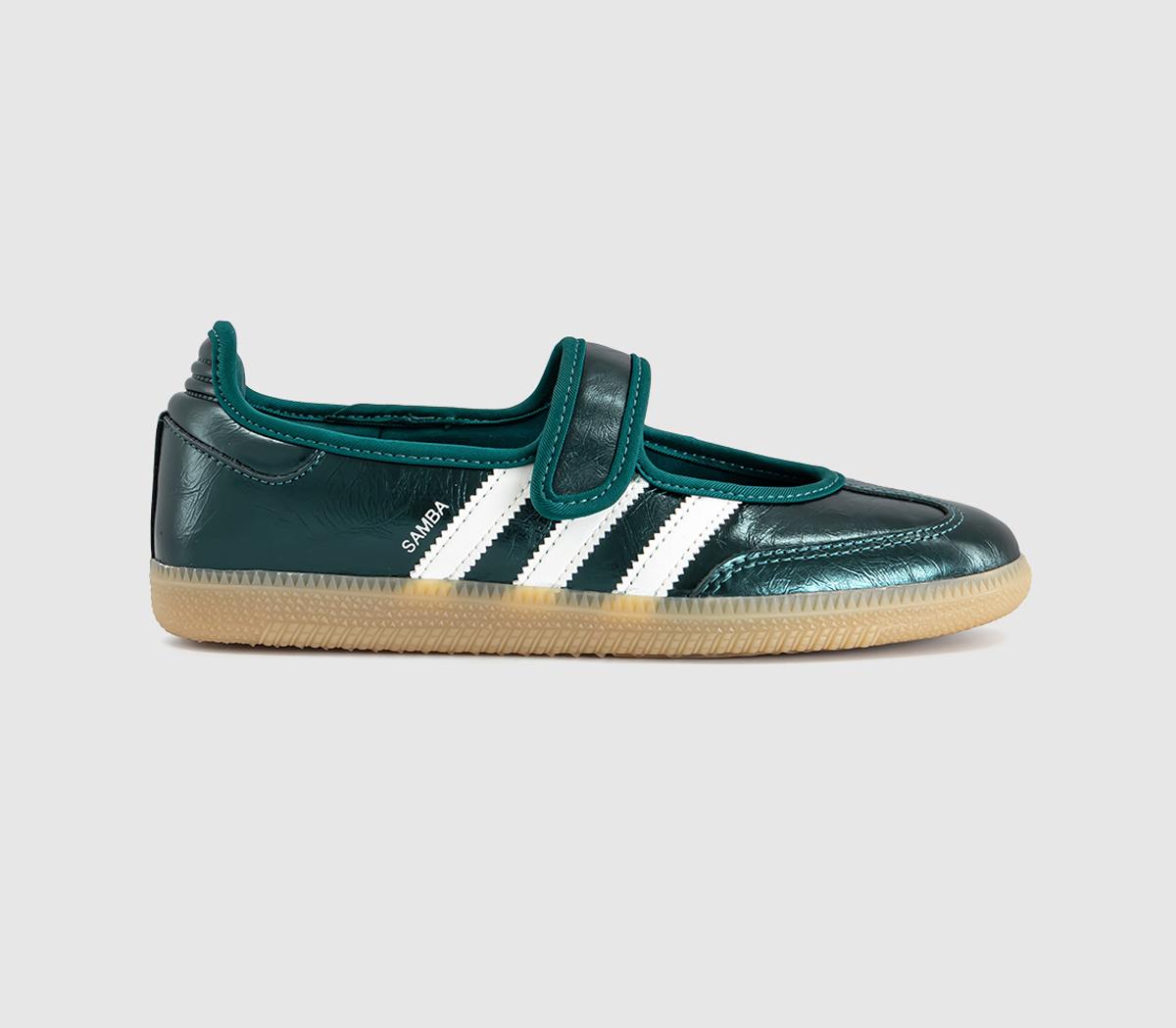 adidasSamba Jane Ballet TrainersRich Green Off White Gm
