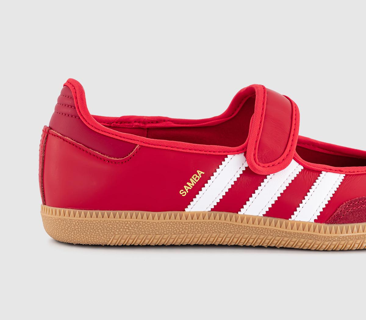 adidas Samba Jane Trainers Better Scarlet Victory Red Gum