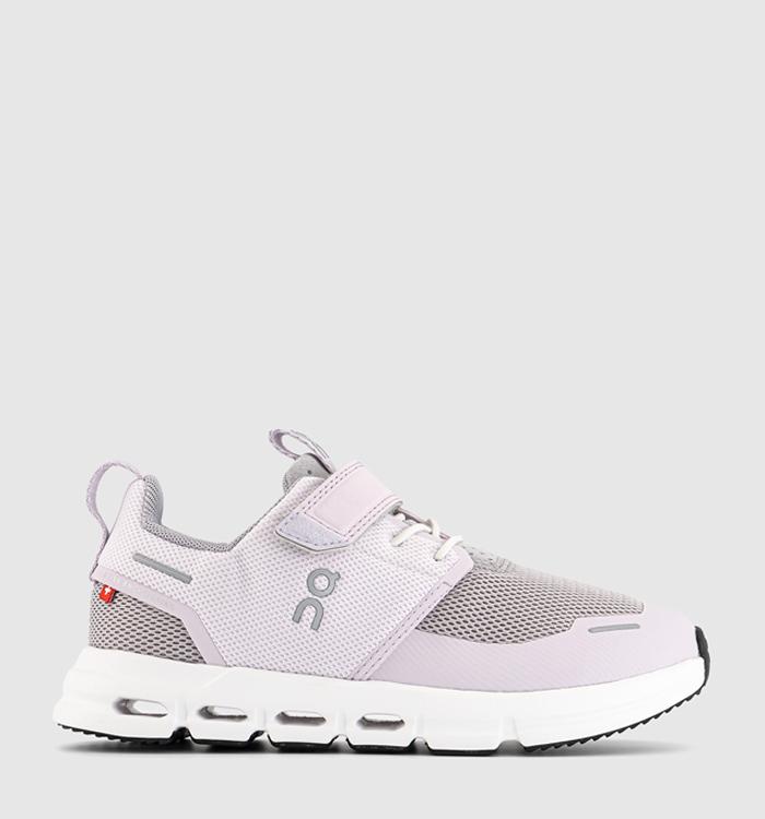 ON Cloudplay Youth Trainers Orchid White