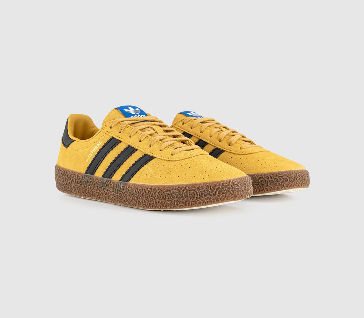 adidas Montreal RM Trainers Crew Yellow Black Gum - Men's Trainers