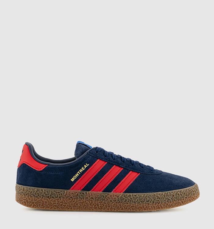 adidas Montreal RM Trainers Night Indigo Better Scarlet Gum