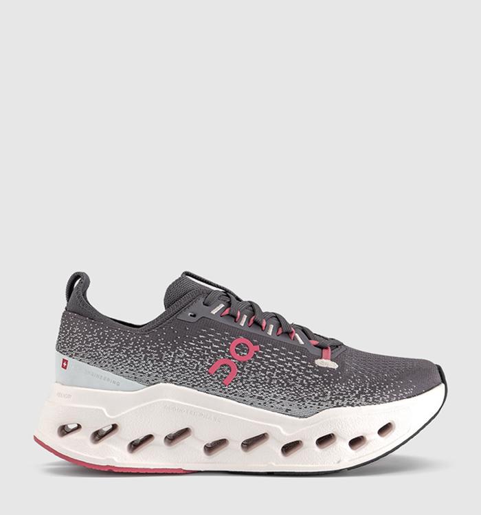 On Cloudsurfer Max Trainers Pebble Oyster F