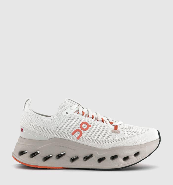 ON Cloudsurfer Max Trainers Ivory Salmon