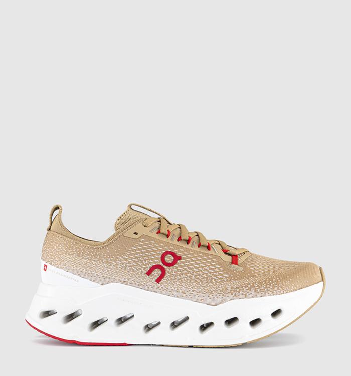 ON Cloudsurfer Max Trainers Chai Ivory