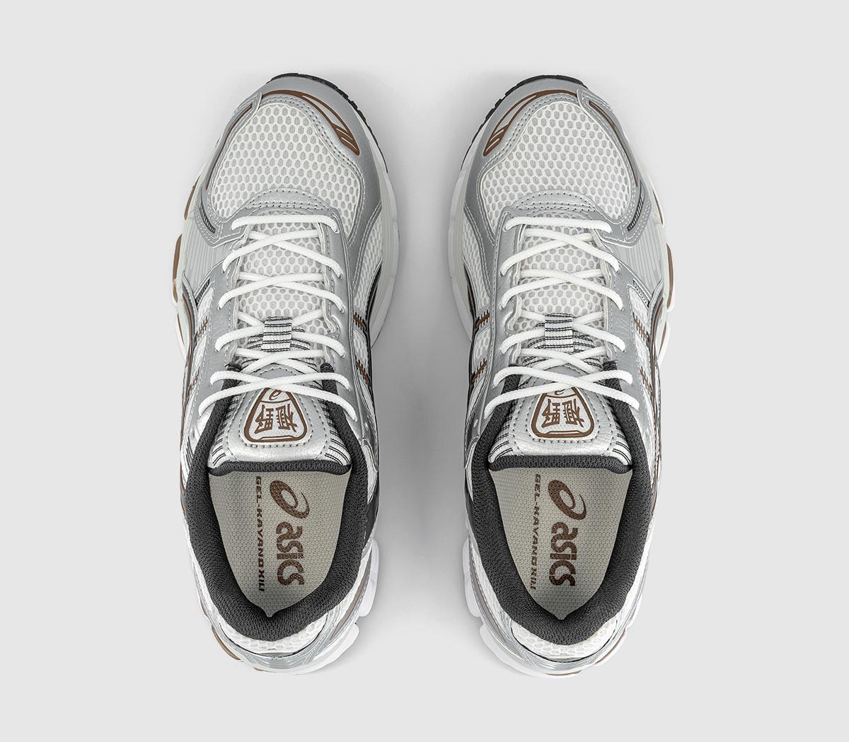 ASICS Gel-Kayano 12.1 Trainers White Graphite Grey - Unisex Sports