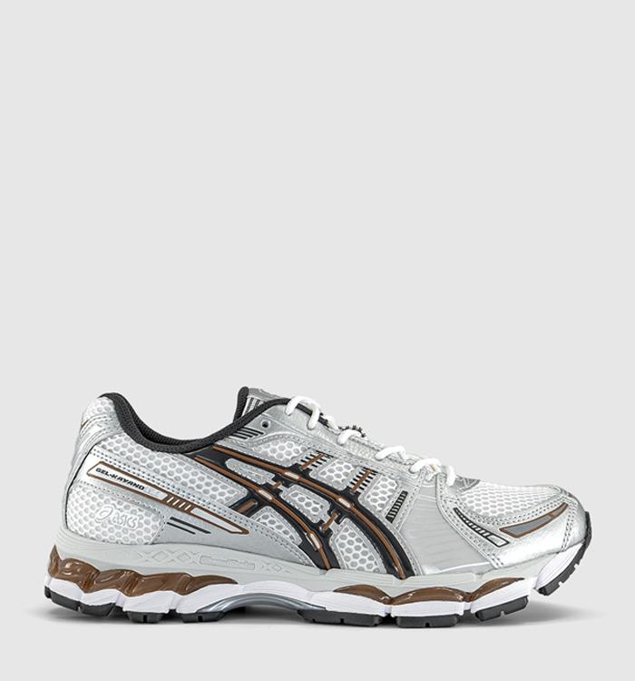 ASICS Gel-Kayano 12.1 Trainers White Graphite Grey
