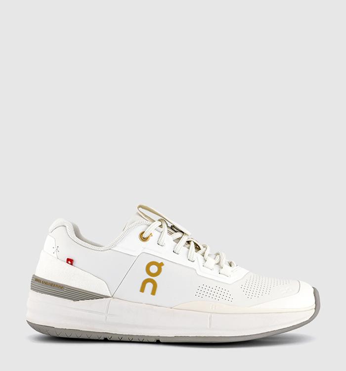 ON Roger Pro Ace Trainers Ivory Fog F