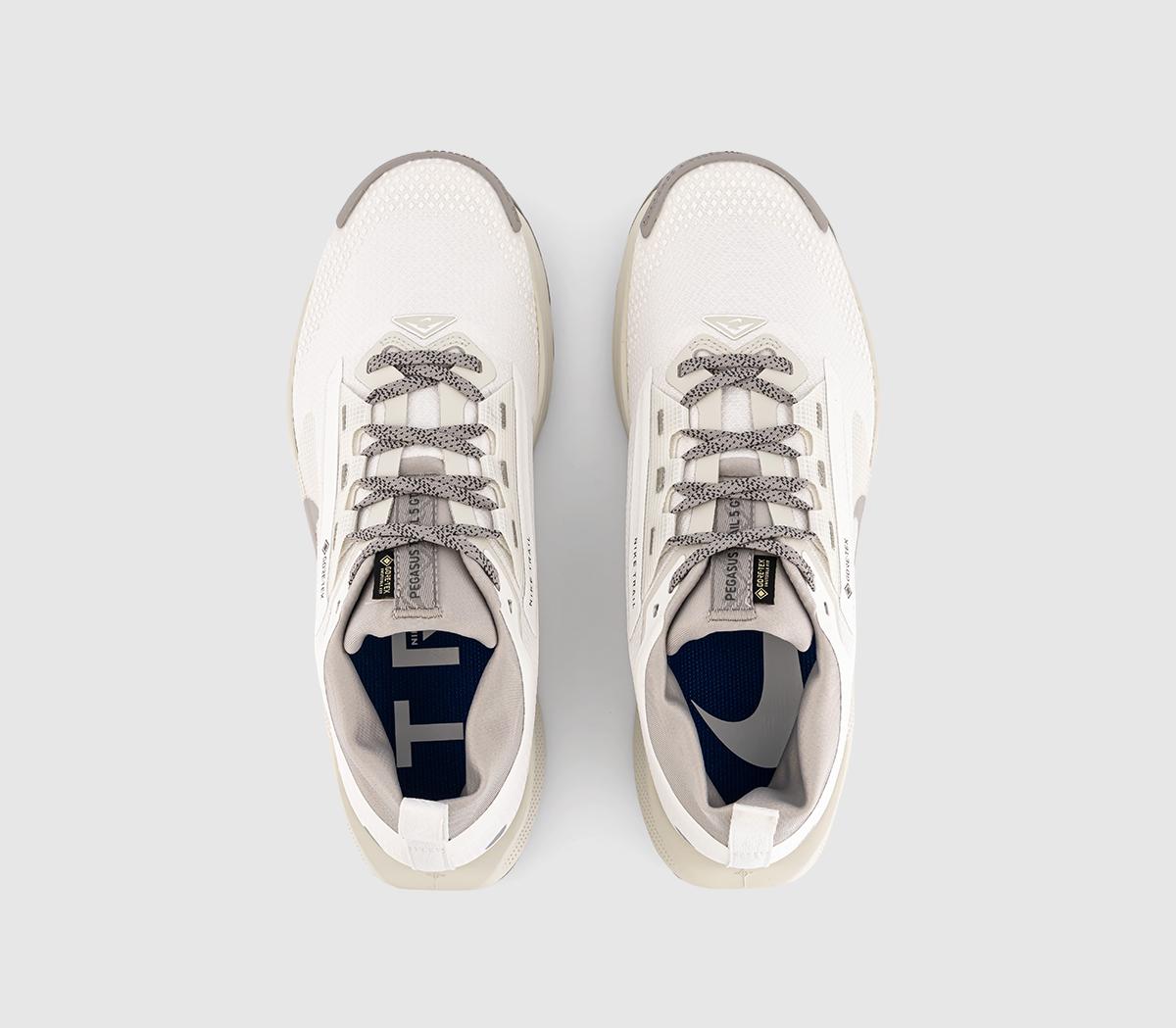 NikeReactx Pegasus Trail 5 Goretex SPSummit White College Grey Light Bone Cave Stone Me
