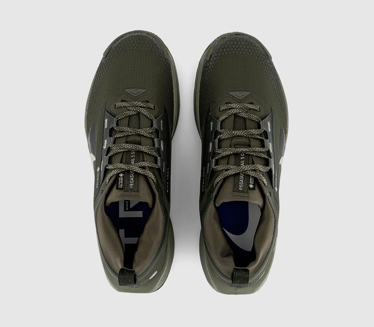 NikeReactX Pegasus Trail 5 Gore-Tex SPSequoia Medium Olive Cargo Khaki Light Army