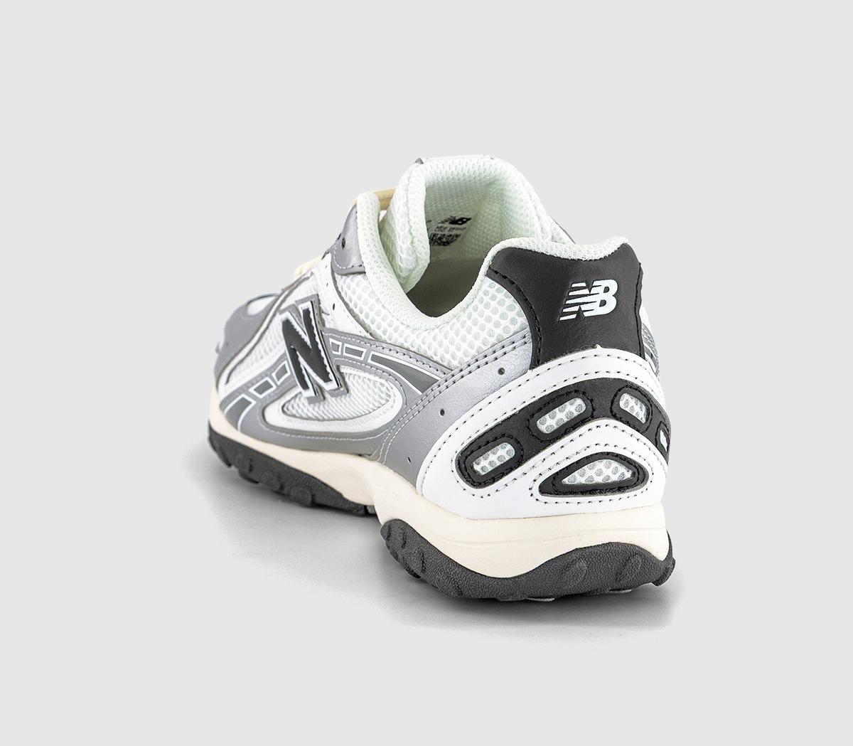 New Balance 204L Trainers Silver Metallic Black - Unisex Sports