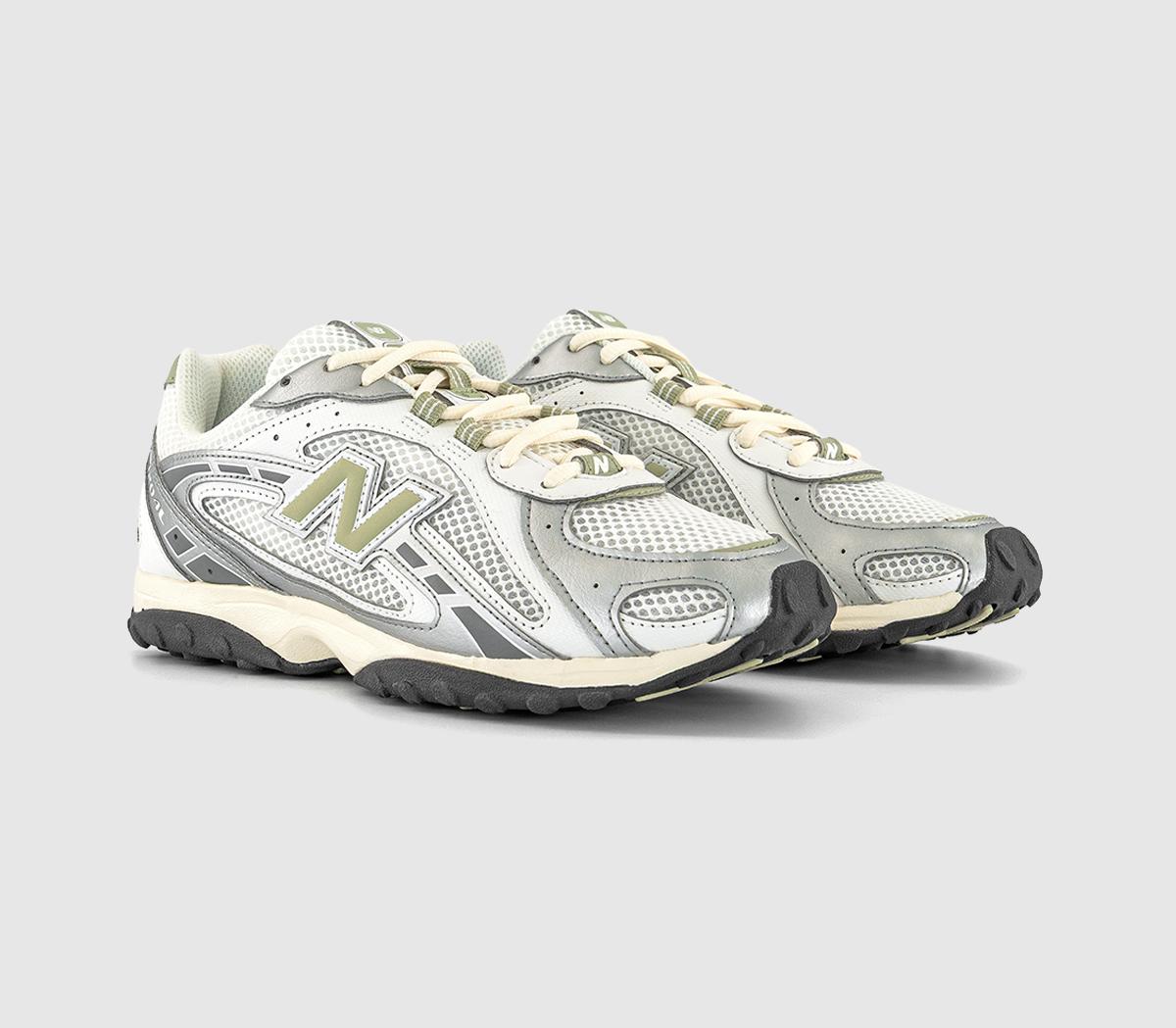 New Balance204L TrainersSilver Metallic Green