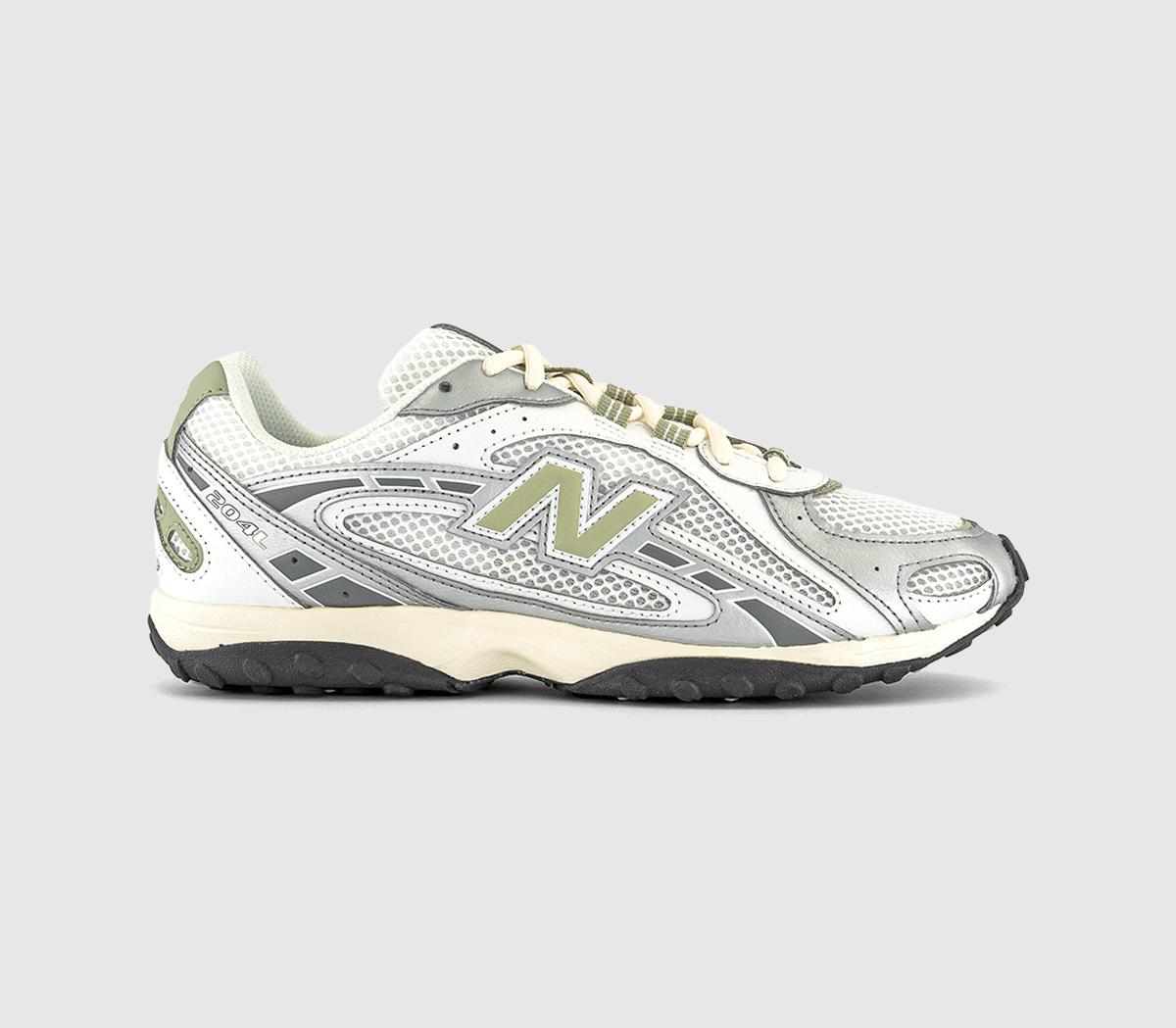 New Balance204L TrainersSilver Metallic Green