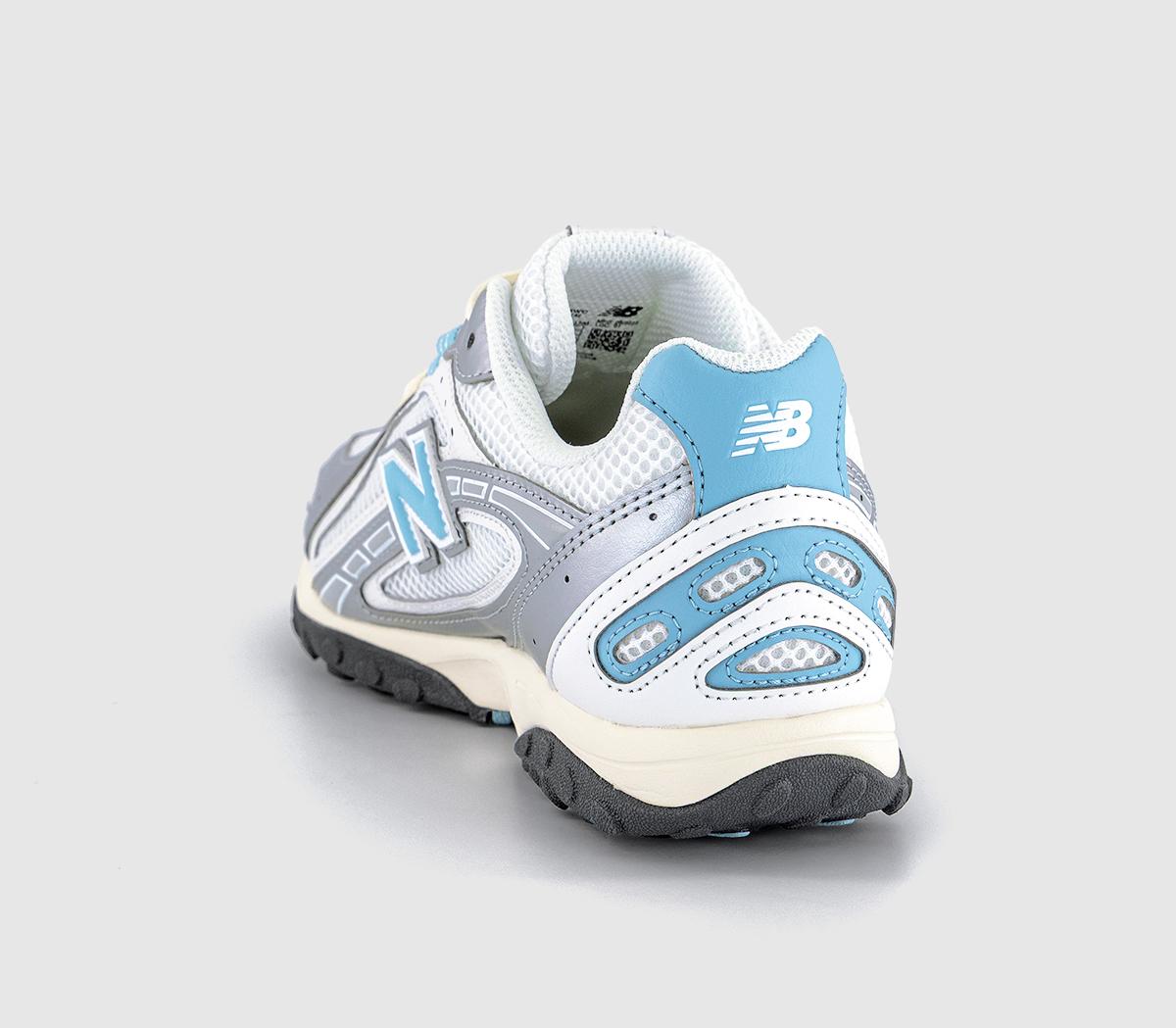 New Balance204L TrainersSilver Metallic Off White Blue