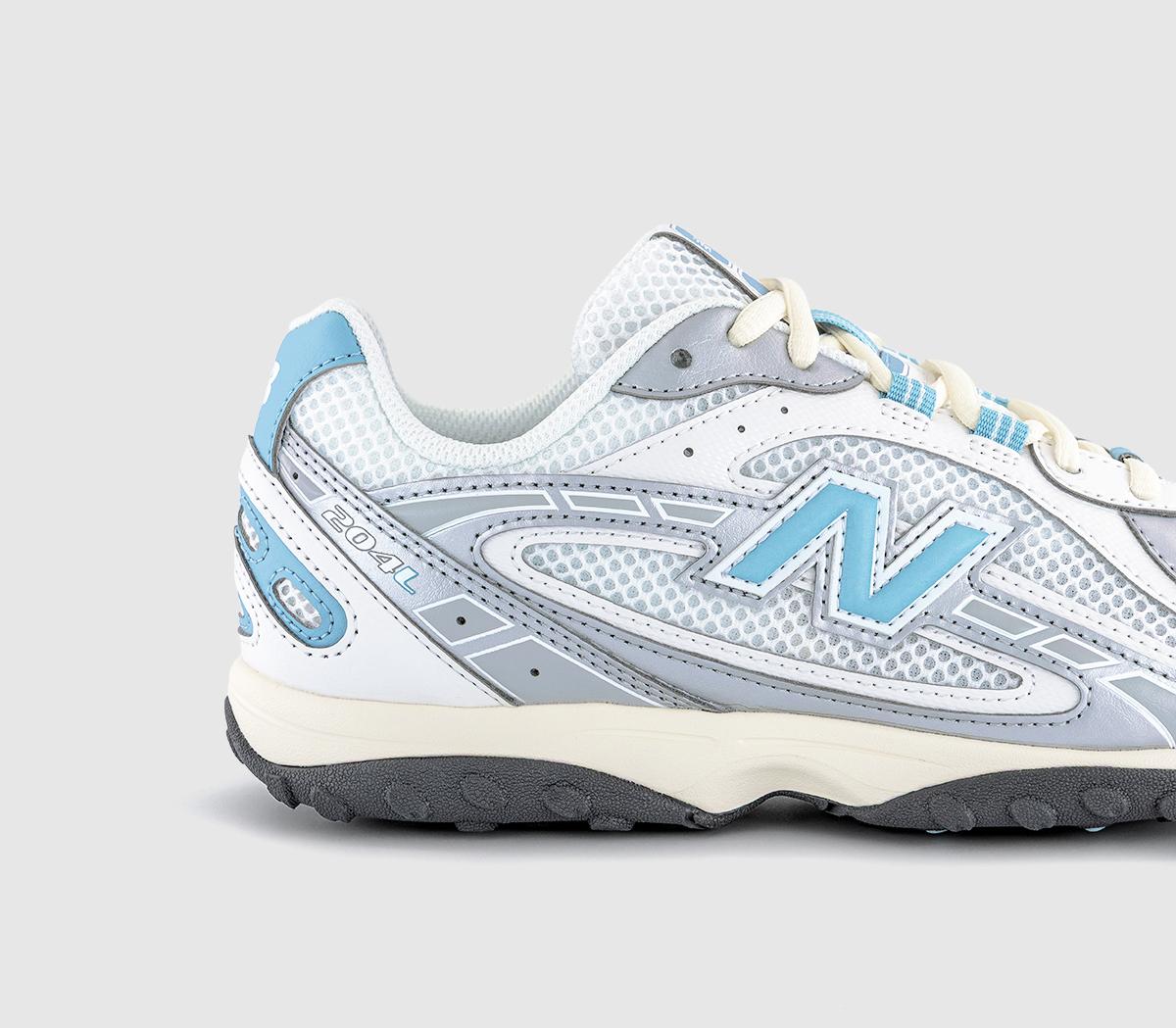 New Balance204L TrainersSilver Metallic Off White Blue