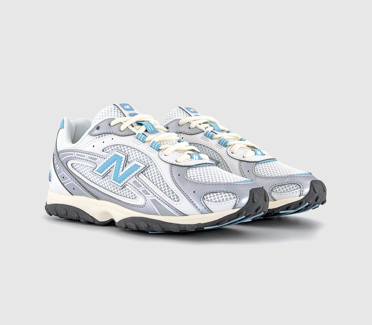 New Balance204L TrainersSilver Metallic Off White Blue