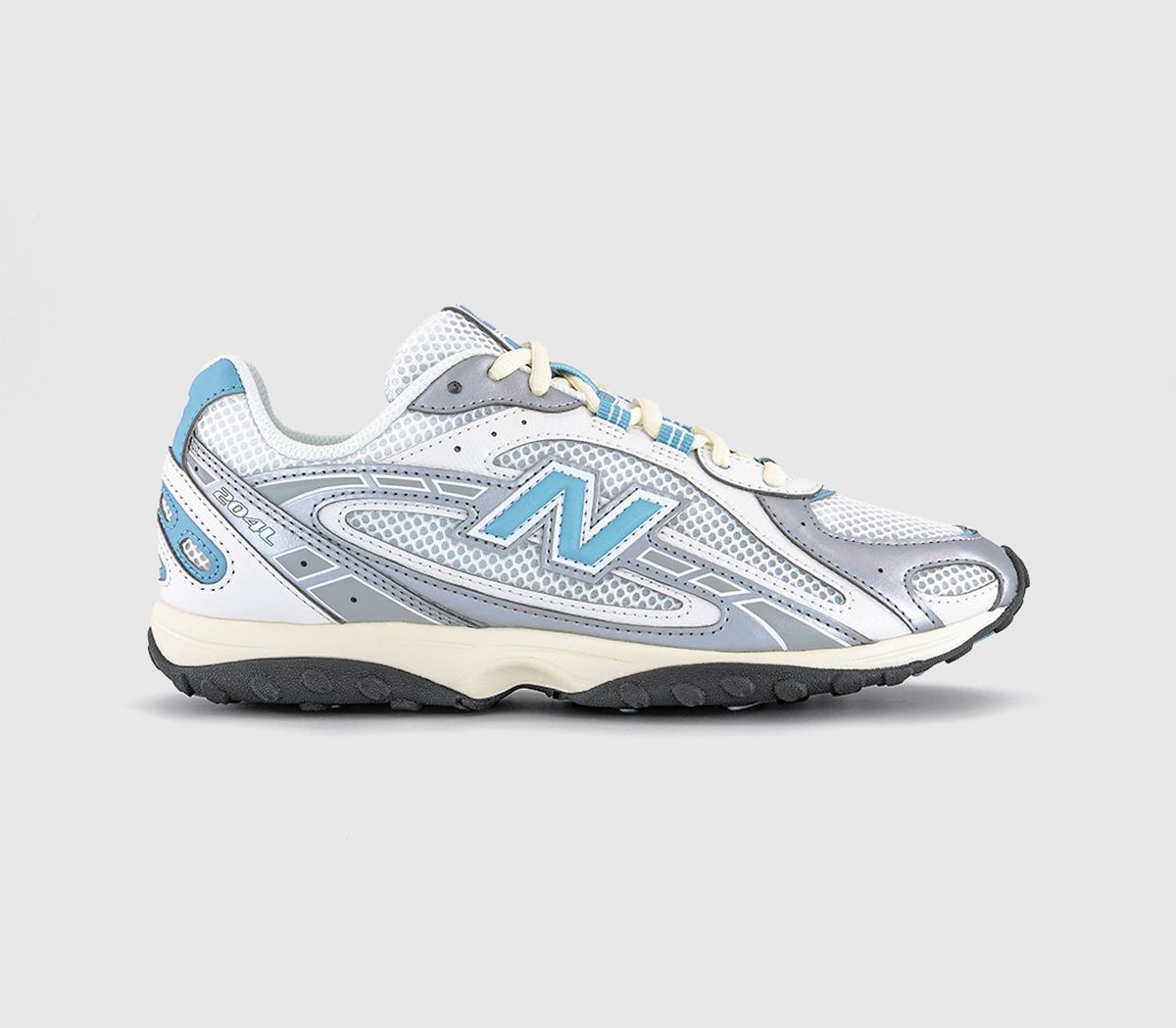 New Balance204L TrainersSilver Metallic Off White Blue