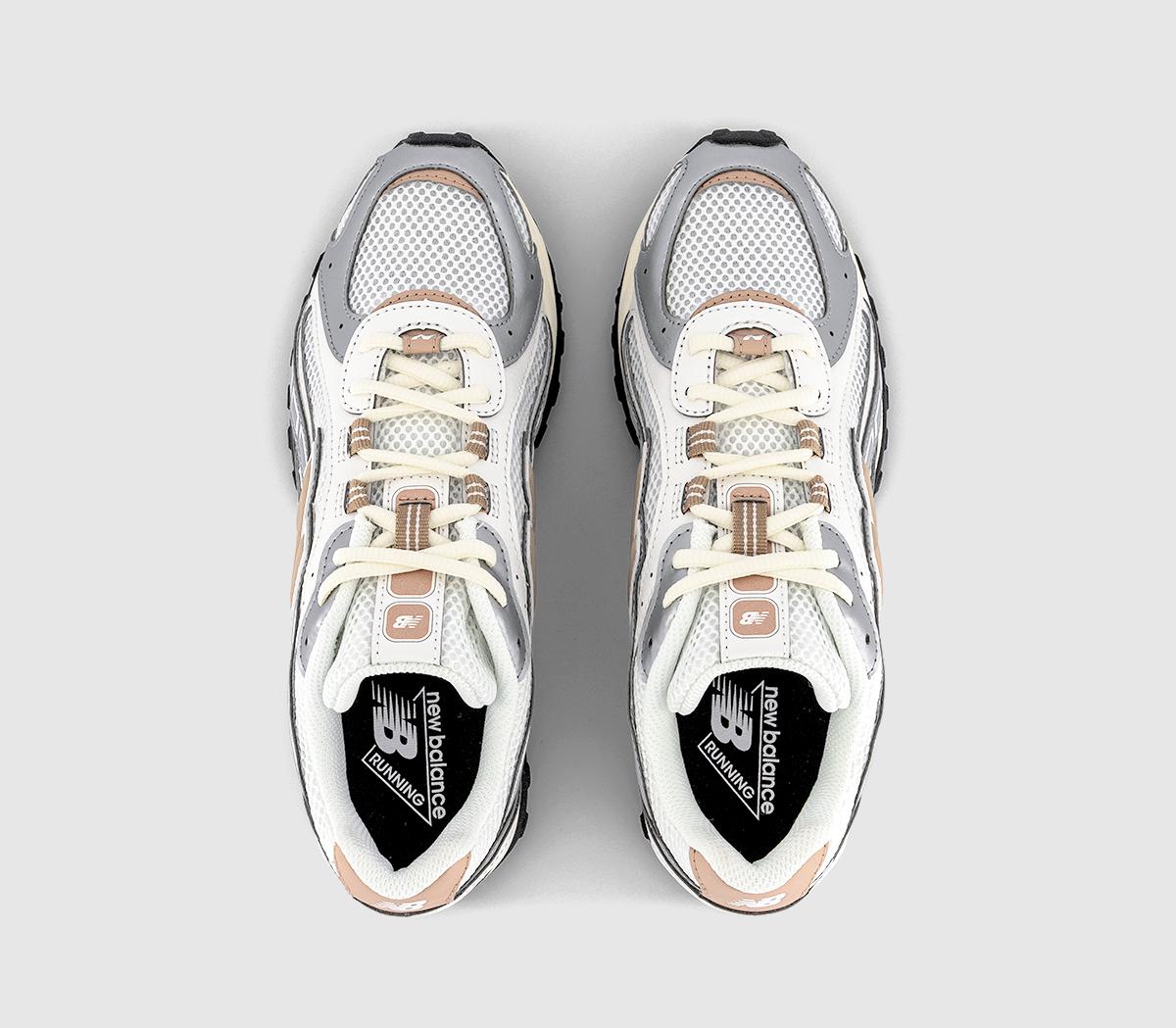 New Balance204L TrainersSilver Metallic Off White Brown