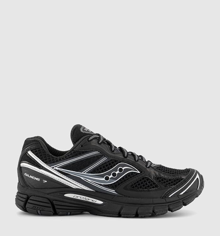 Saucony Progrid Guide 7 Trainers Black Silver