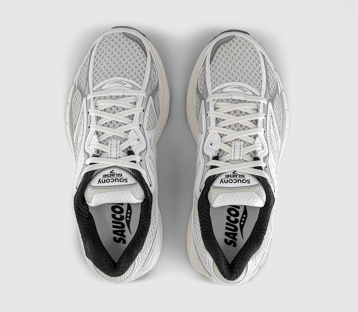 SauconyProgrid Guide 7 TrainersWhite Black