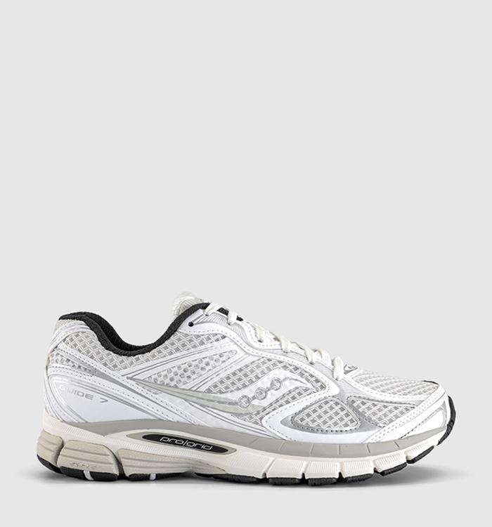 Saucony Progrid Guide 7 Trainers White Black