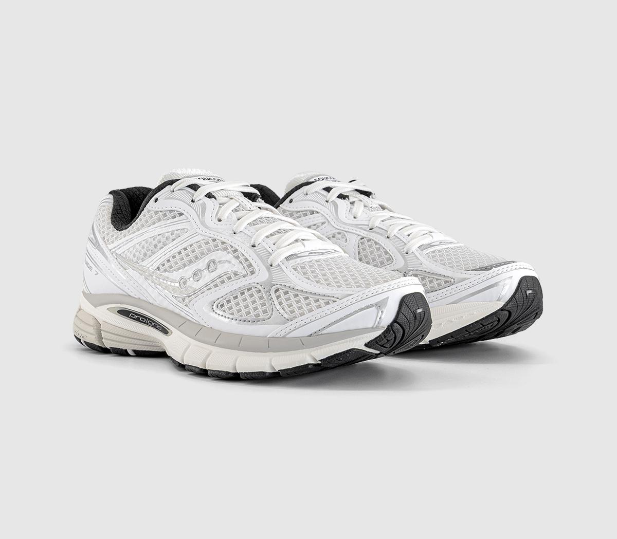 SauconyProgrid Guide 7 TrainersWhite Black