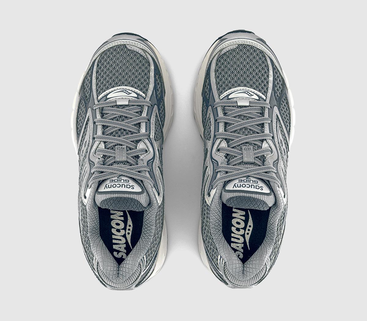 SauconyProgrid Guide 7 TrainersGrey Silver