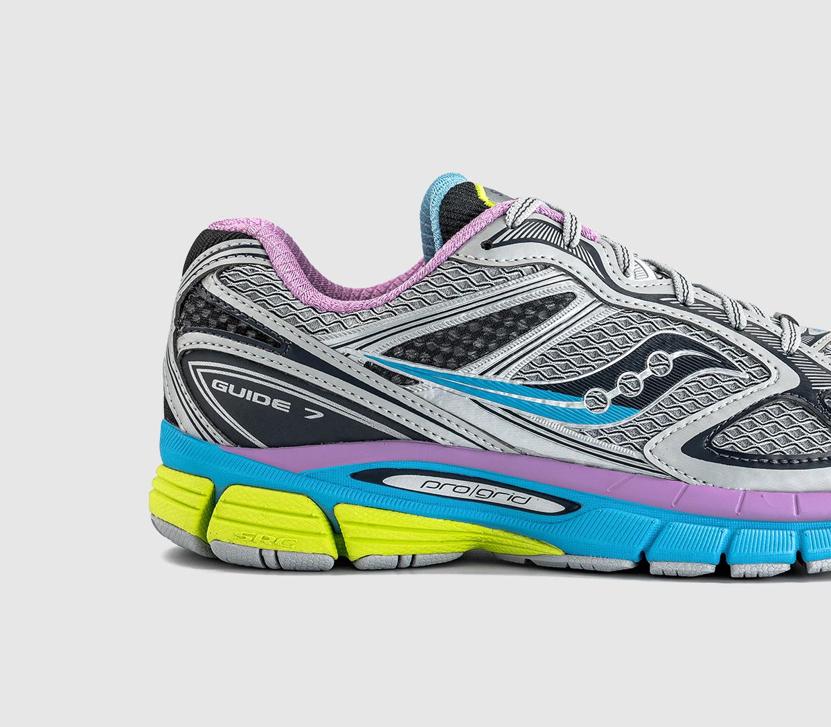 SauconyProgrid Guide 7 TrainersGrey Aqua