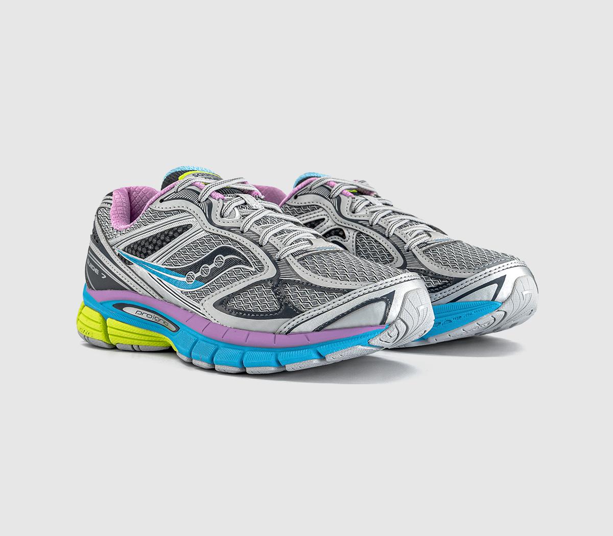 SauconyProgrid Guide 7 TrainersGrey Aqua