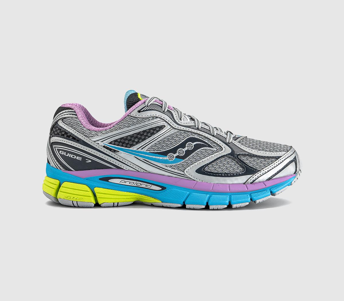 SauconyProgrid Guide 7 TrainersGrey Aqua