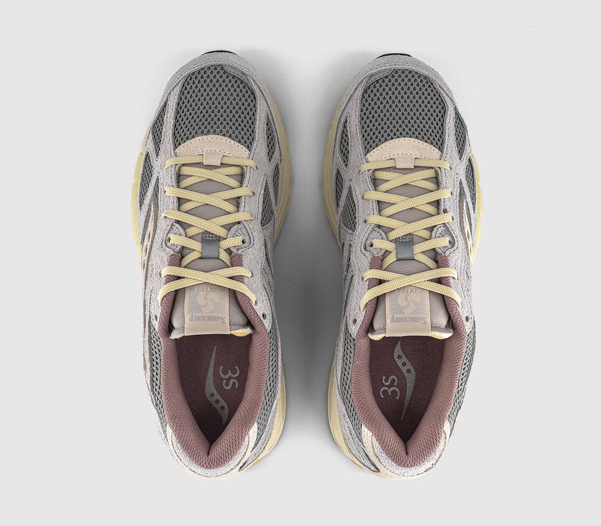 SauconySaucony x 3Sixteen Progrid Guide 7 Trainers3sixteen Graphite