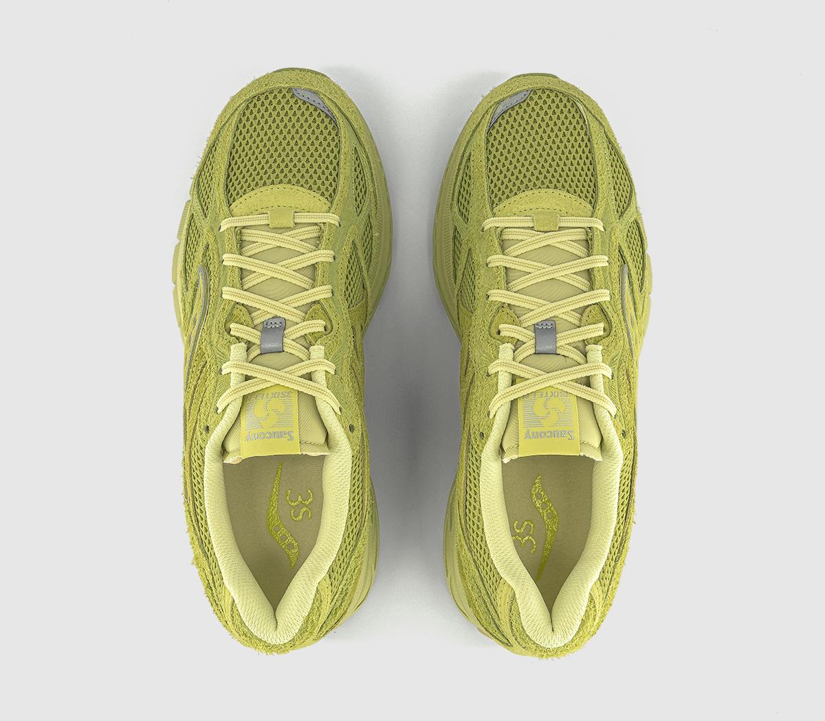 SauconySaucony x 3Sixteen Progrid Guide 7 Trainers3sixteen Lime