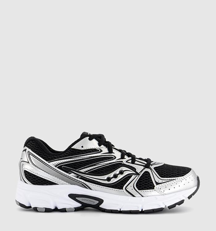 Saucony Ride Millenium Trainers Black Silver