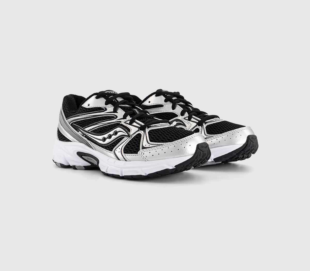 SauconyRide Millenium TrainersBlack Silver