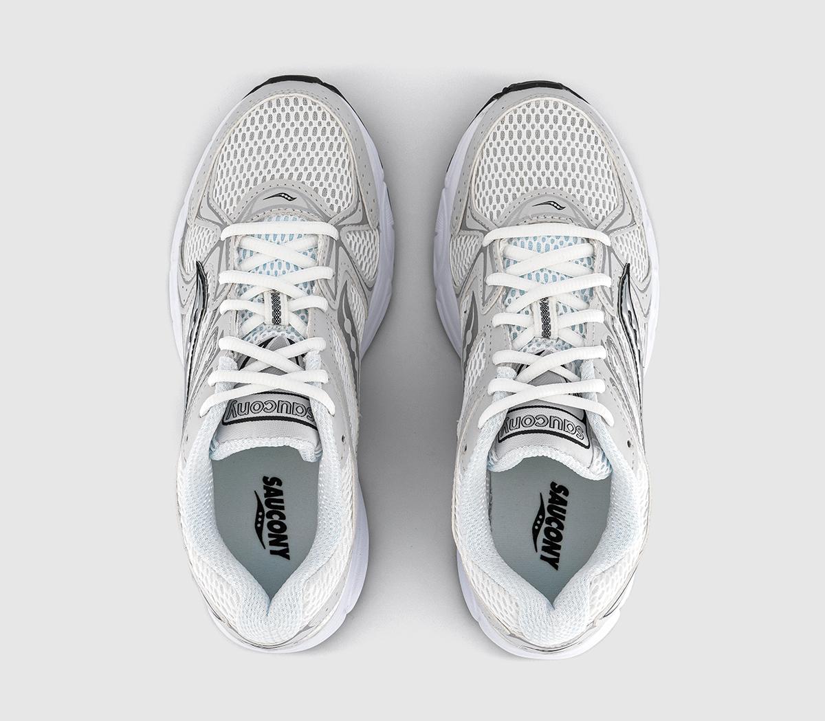 SauconyRide Millenium Trainers SauconyRide Millenium TrainersWhite Silver