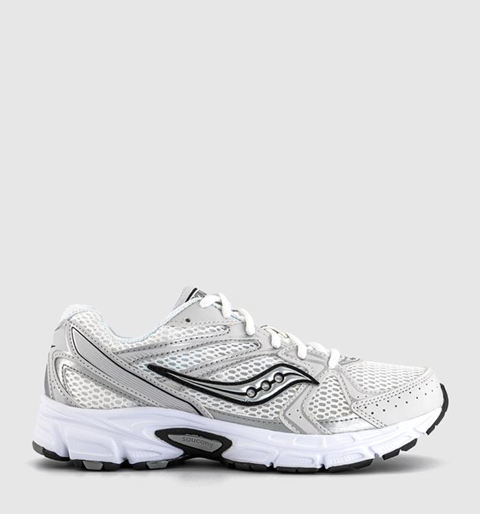 Saucony Ride Millenium Trainers White Silver