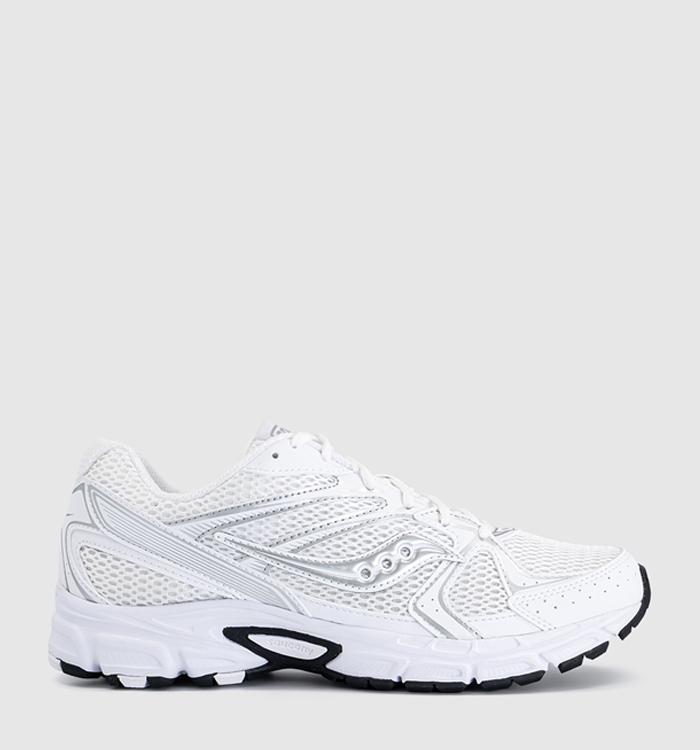 Saucony Ride Millenium Trainers White White Silver