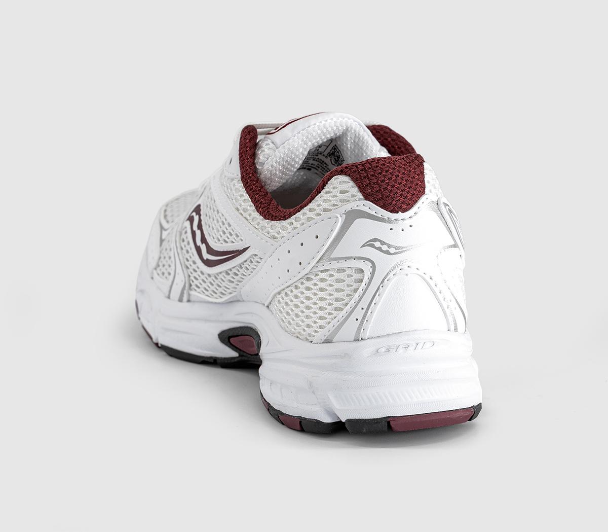 SauconyRide Millenium TrainersWhite Maroon