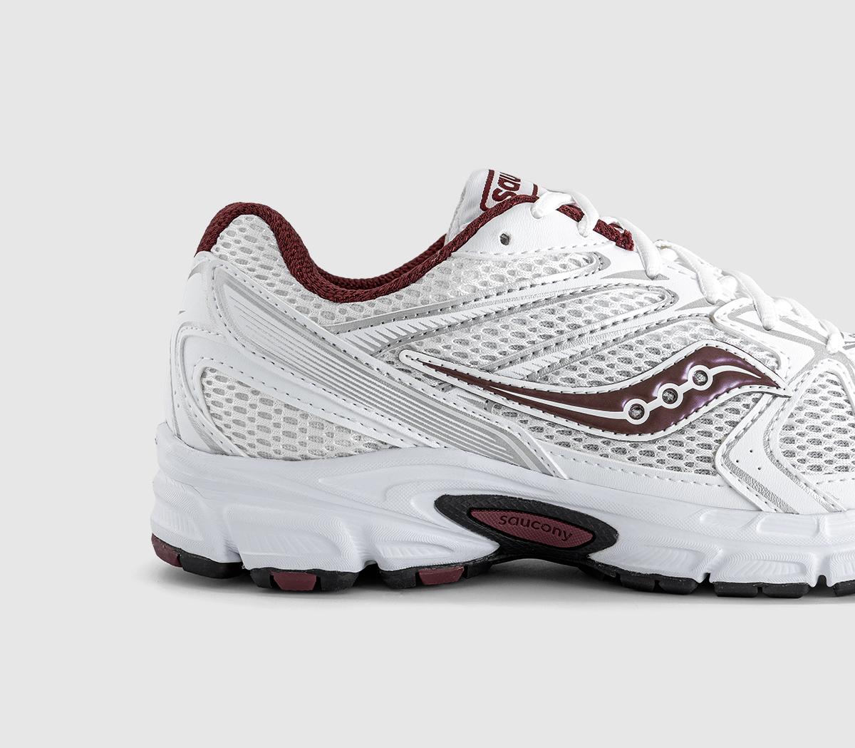 SauconyRide Millenium TrainersWhite Maroon