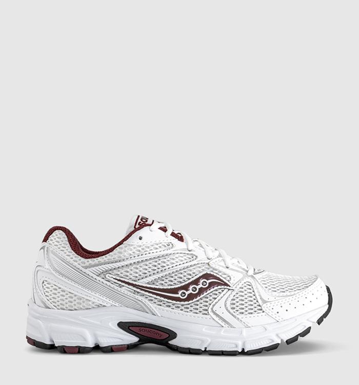 Saucony Ride Millenium Trainers White Maroon