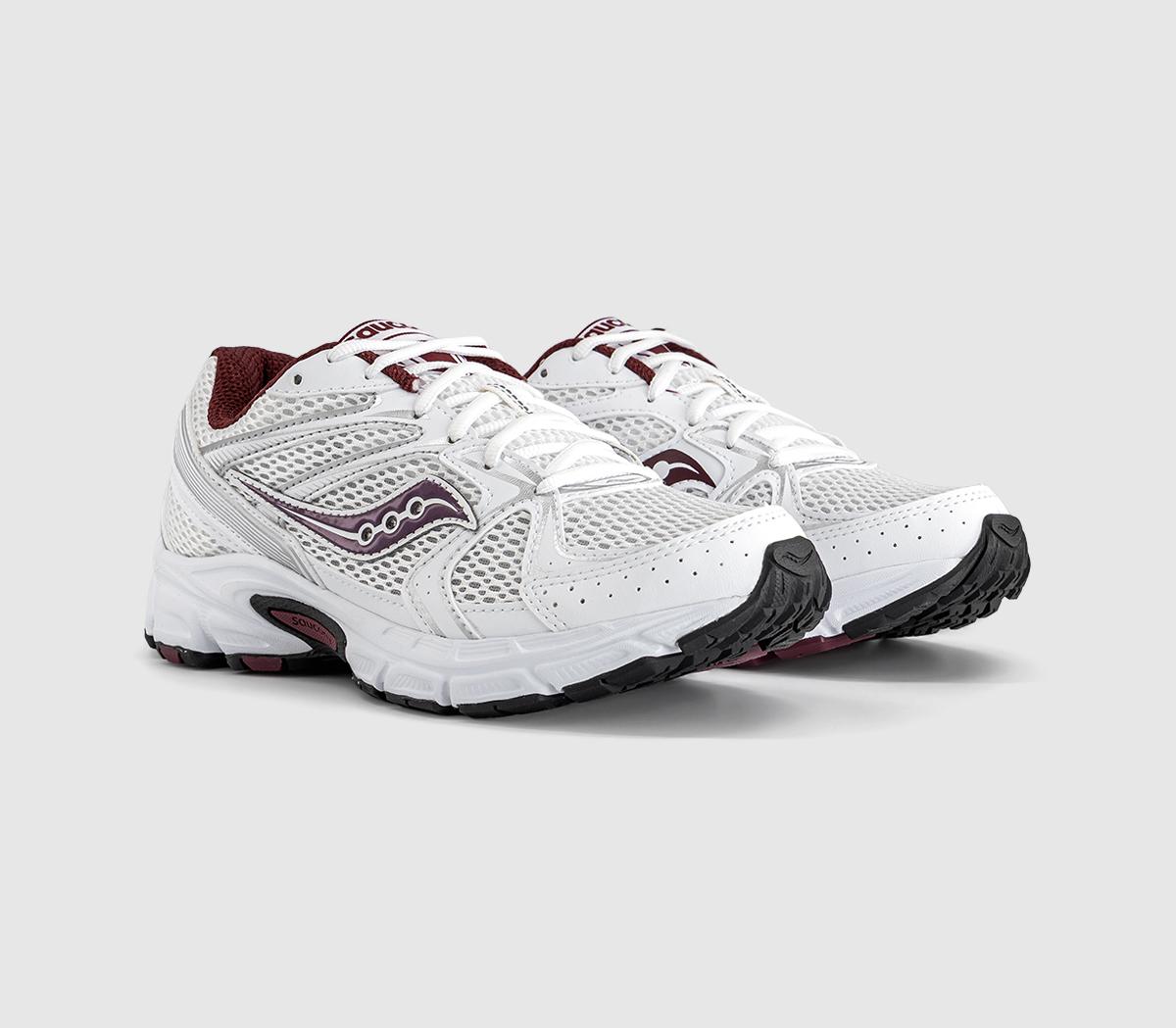 SauconyRide Millenium TrainersWhite Maroon