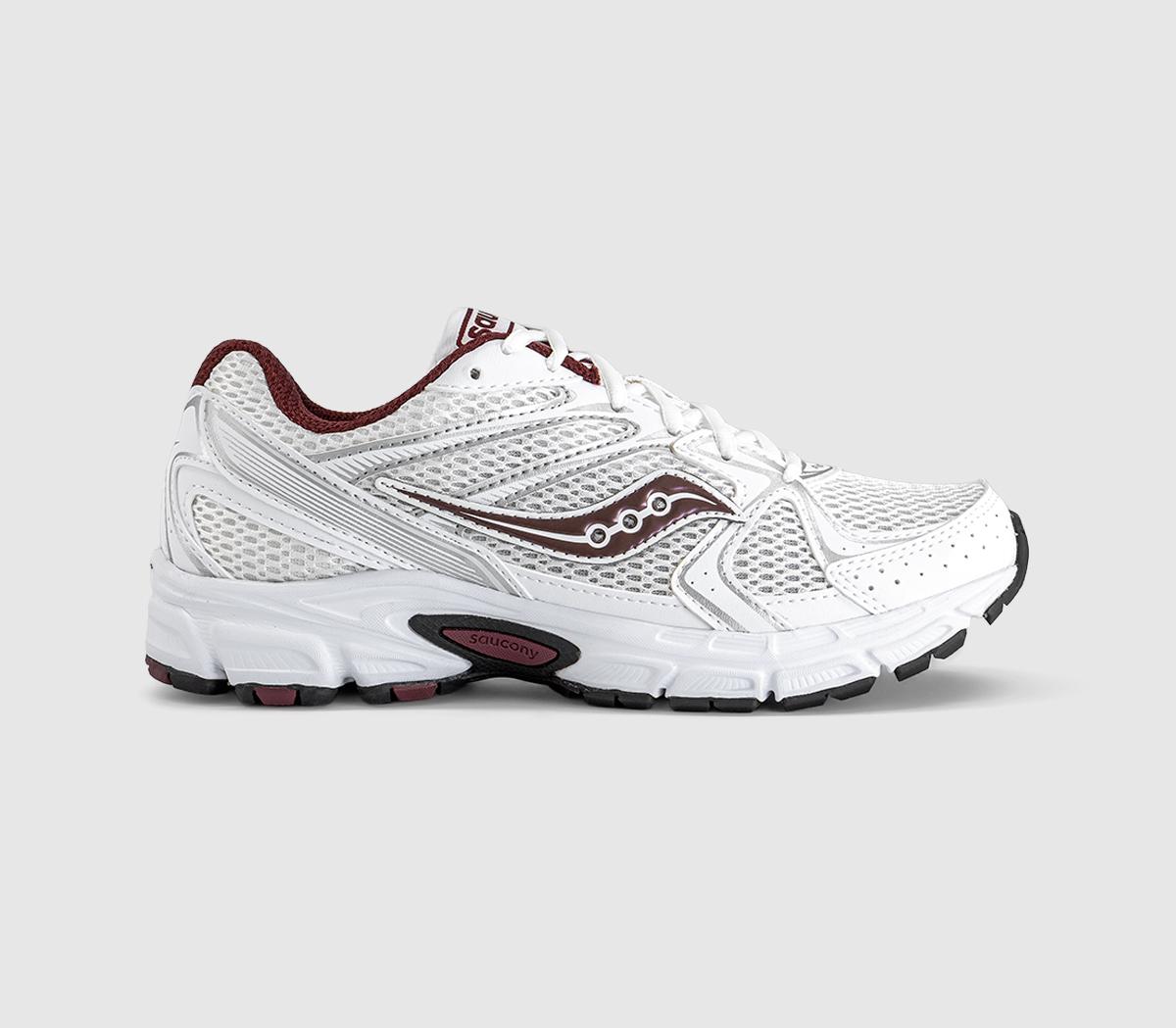 SauconyRide Millenium TrainersWhite Maroon