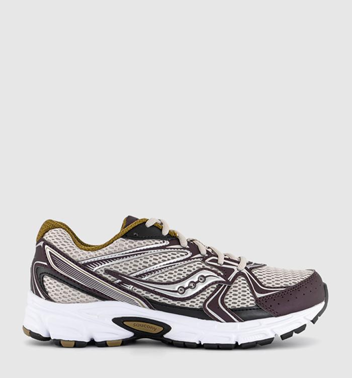 Saucony Ride Millenium Trainers Grey Wine