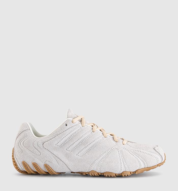 adidas Ghost Sprint Trainers Offwhite Sand Strata Gold Metallic
