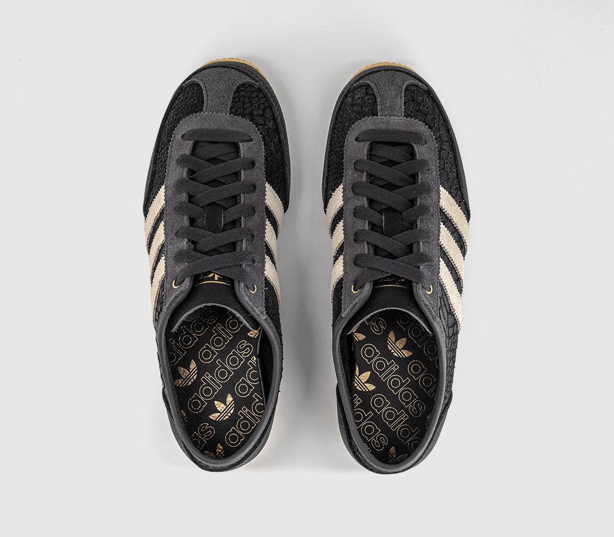 adidasJapan Decon TrainersUtility Black Cream White Orange Tint